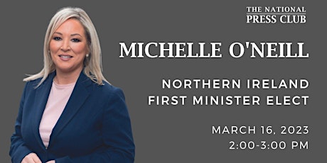 Hauptbild für NPC Newsmaker: Northern Ireland's First Minister-elect Michelle O’Neill
