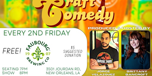 Craft Comedy at Faubourg Brewing Co.