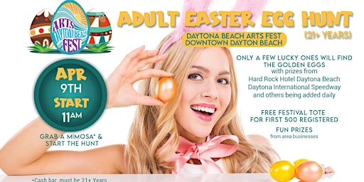 Daytona Beach Arts Fest Adult Easter Egg Hunt