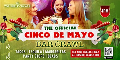 Hauptbild für Cinco De Mayo Bar Crawl - St Pete