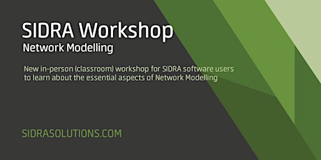 Immagine principale di SIDRA for Network Modelling | Sydney [TW019] 
