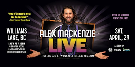 ECL Productions presents Alex Mackenzie LIVE in Williams Lake!