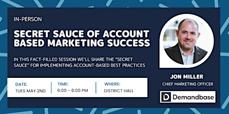 Secret Sauce for Account-Based Marketing Success