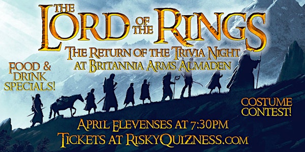 The Lord of the Rings: The Return of the Trivia Night!