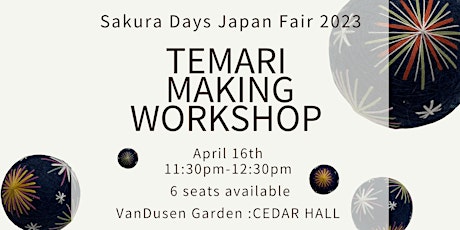 Copy of Temari Making Workshop at Sakura Days Japan Fair
