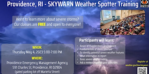 Skywarn Weather Spotter Training