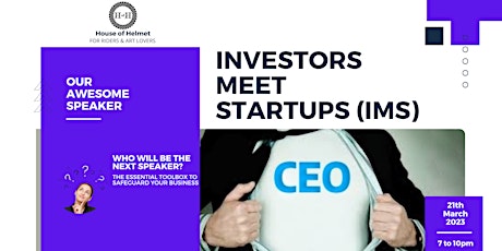Hauptbild für Investors Meet Startups (IMS V5)
