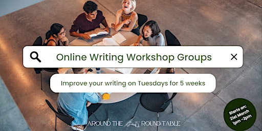 5 Week Fiction Writing Workshop Group