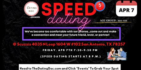 San Antonio Speed Dating (Ages: 30s-40s)