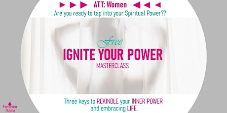 Imagem principal do evento 3 KEYS to REKINDLE your INNER POWER