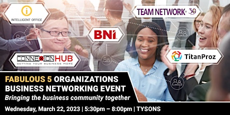 Fabulous 5 Organizations Business Networking Event