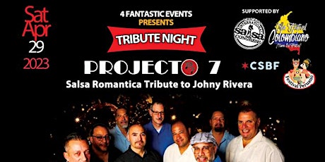 Live Band Salsa Saturday: Tribute Night with Project 7 Salsa Band