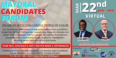 Chicago Mayoral Run Off Forum on LGBTQ Issues