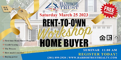 March 2023 Rent-to-Own  & Home Buyer Seminar