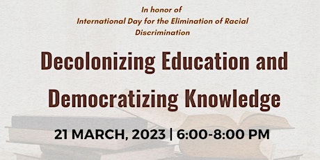 Decolonizing Education and Democratizing Knowledge primary image