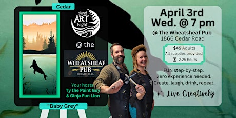 Come and paint at the Wheaty and make your own artwork with Ginja and Ty!