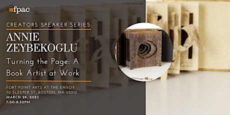 Creators Speaker Series: Turning the Page: A book Artist at Work