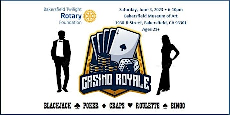 Casino Royale Fundraiser (Ages 21+)