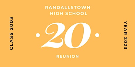 Randallstown High School Class of 2003 Reunion - Sneaker Ball