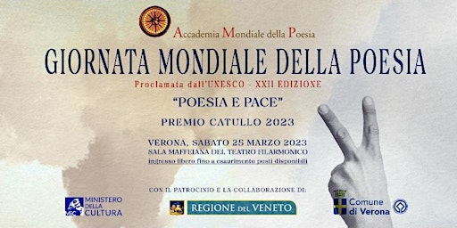 GIORNATA MONDIALE DELLA POESIA "POESIA E PACE"  - PREMIO CATULLO 2023