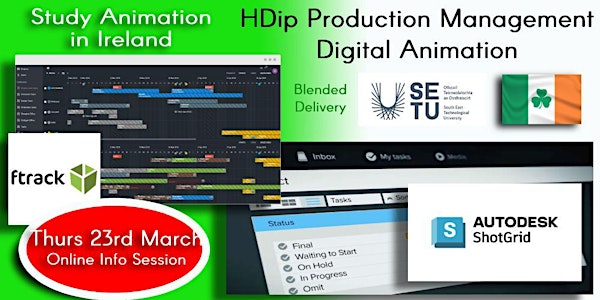 Study Animation Production Management online in Ireland.