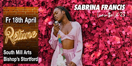 Imagen principal de Sabrina Francis live at South Mill Arts (Retune)