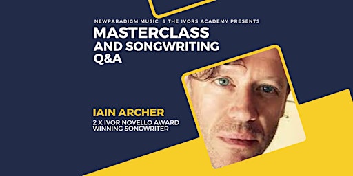 Online attendance Masterclass and Songwriting Q&A