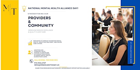 National Mental Health Alliance Day - Lincoln, Nebraska