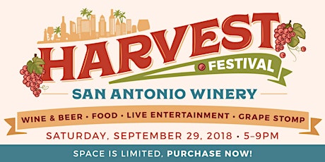 San Antonio Winery Harvest Festival primary image
