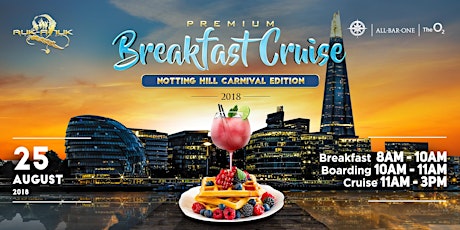 Ruk-A-Tuk Premium Breakfast Cruise (The Notting Hill Edition) 2018 primary image