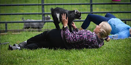 Primaire afbeelding van Feels Like OM Baby Goat Yoga ~ HAPPY MOTHER'S DAY CLASS!