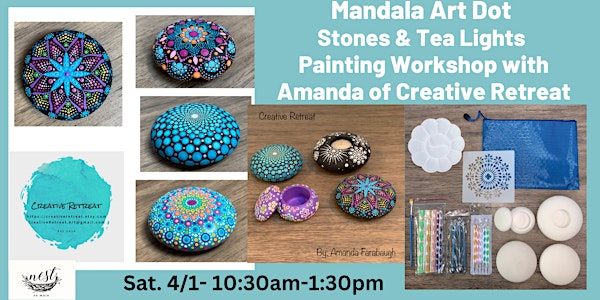 Mandala Dot Art Stones & Tea Lights Painting Workshop