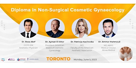 Non-Surgical Cosmetic Gynaecology – Toronto: June 5 , 2023
