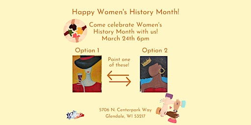 Women's History Month Paint & Sip