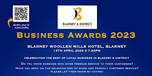 Blarney & District Chamber of Commerce Business Awards 2023