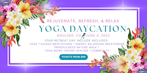 Yoga Daycation Retreat in Boulder primary image