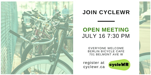 CycleWR Open Meeting