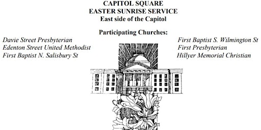 2023 Easter Sunrise Service at the NC Capitol