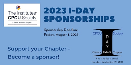 Hauptbild für CPCU I-Day 2023 Sponsors