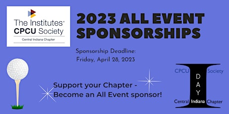 Hauptbild für CPCU 2023 All Event Sponsors!