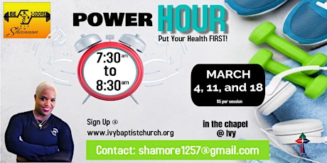 Power Hour Saturday workout with Shannon primary image