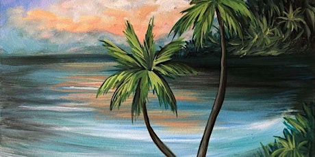 Tropical Hideaway - Paint and Sip by Classpop!™