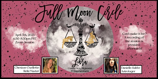 Libra Full Moon Circle - Online