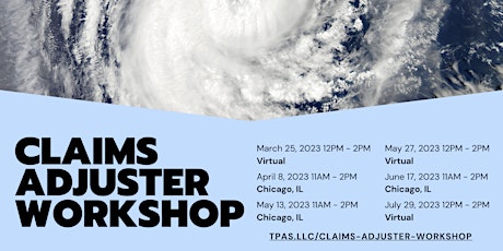 Claims Adjuster Workshop - Chicago - May 2023