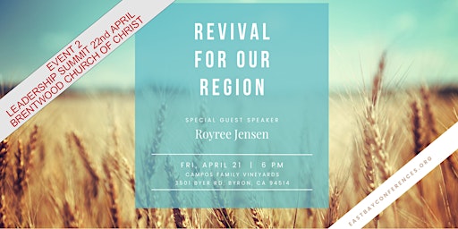 Conference: Royree Jensen Weekend