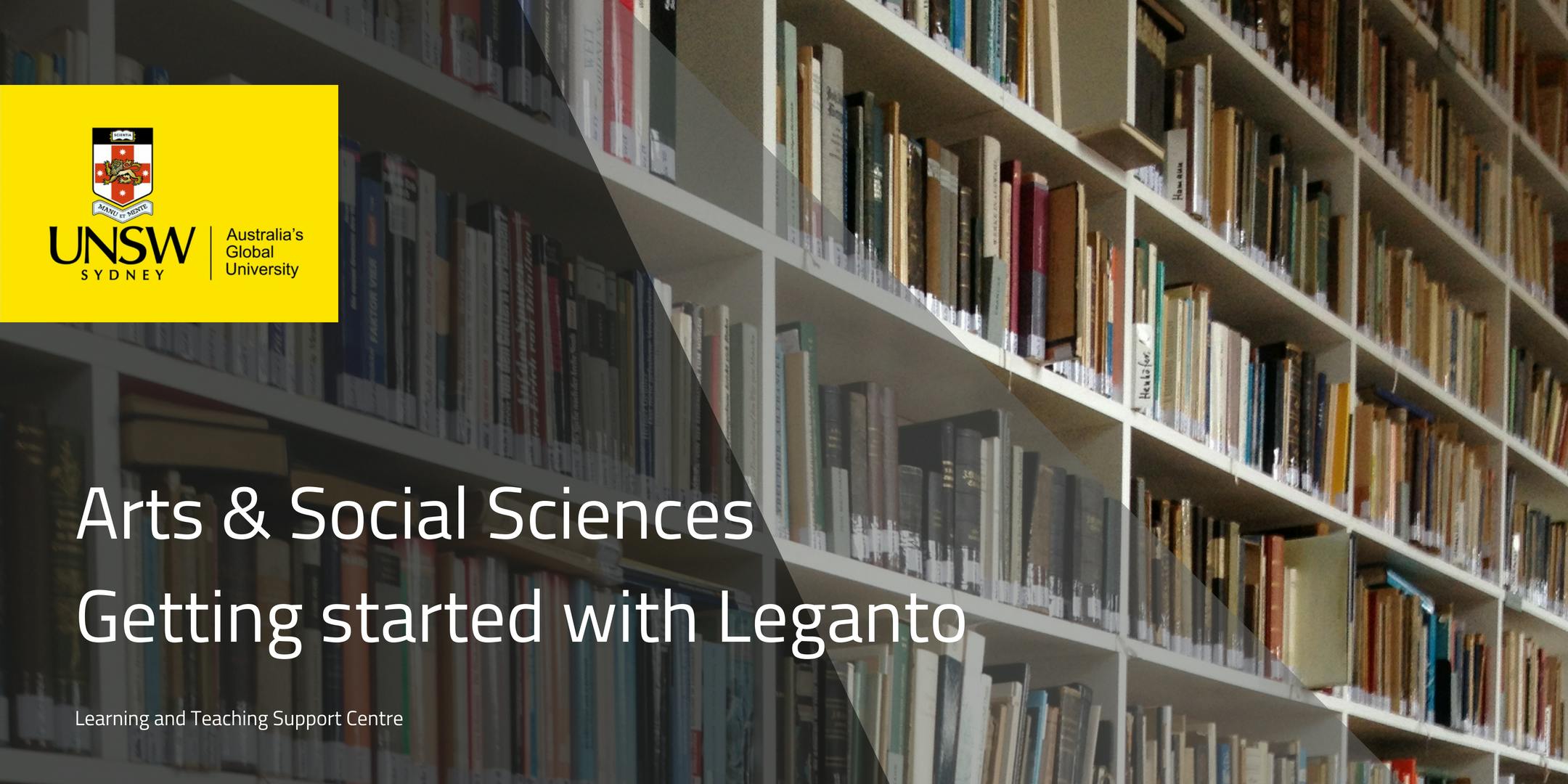 Faculty A&SS - Getting started with Leganto