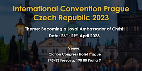 International Convention Prague Czech Republic April 2023