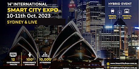 Imagen principal de 14th International Smart City Expo 2023 Sydney & Live Streaming