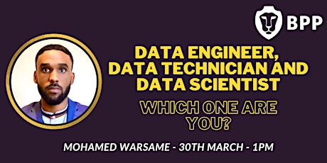 Data engineer, Data technician and Data scientist, Which are one are you?
