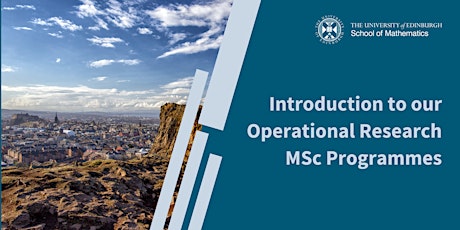 Operational Research MSc programmes information session